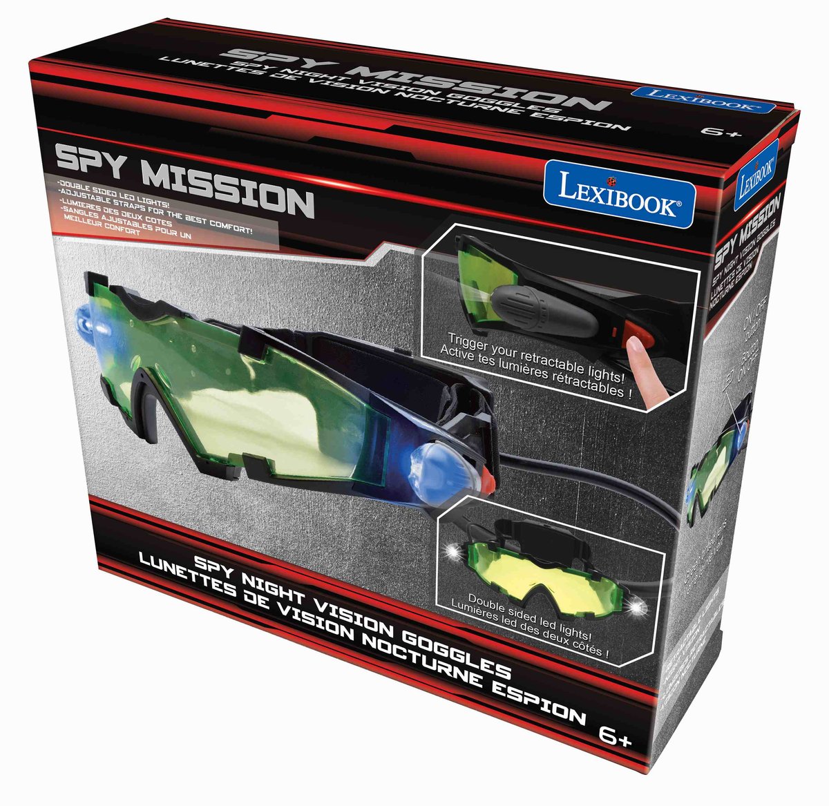 Lexibook, Gogle Noktowizyjne Dla Dzieci Spy Mission Rpspy04