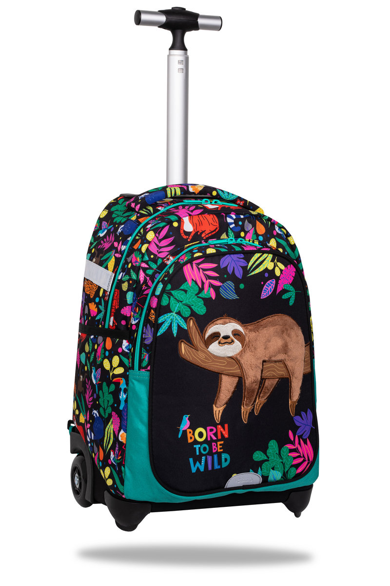PATIO, Plecak 2-Kolorowy Na Kółkach Colorino Jack Wildkid