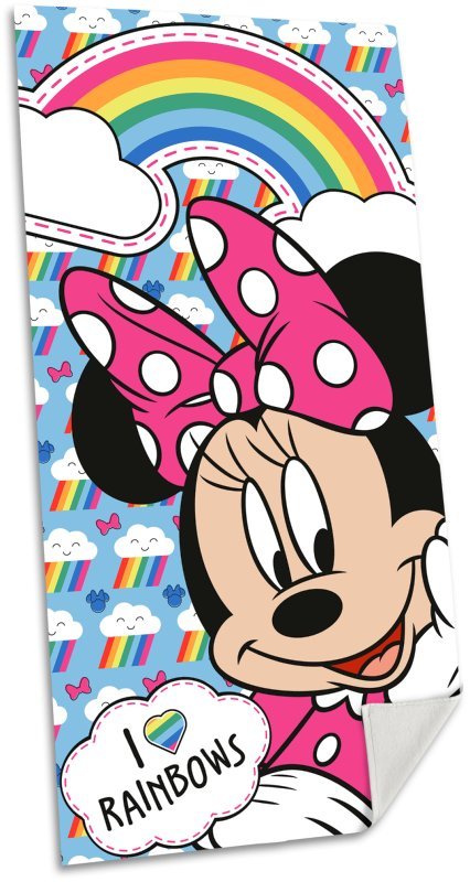 Ręcznik plażowy 70x140cm 100% bawełna Myszka Minnie Minnie Mouse.Kids Euroswan