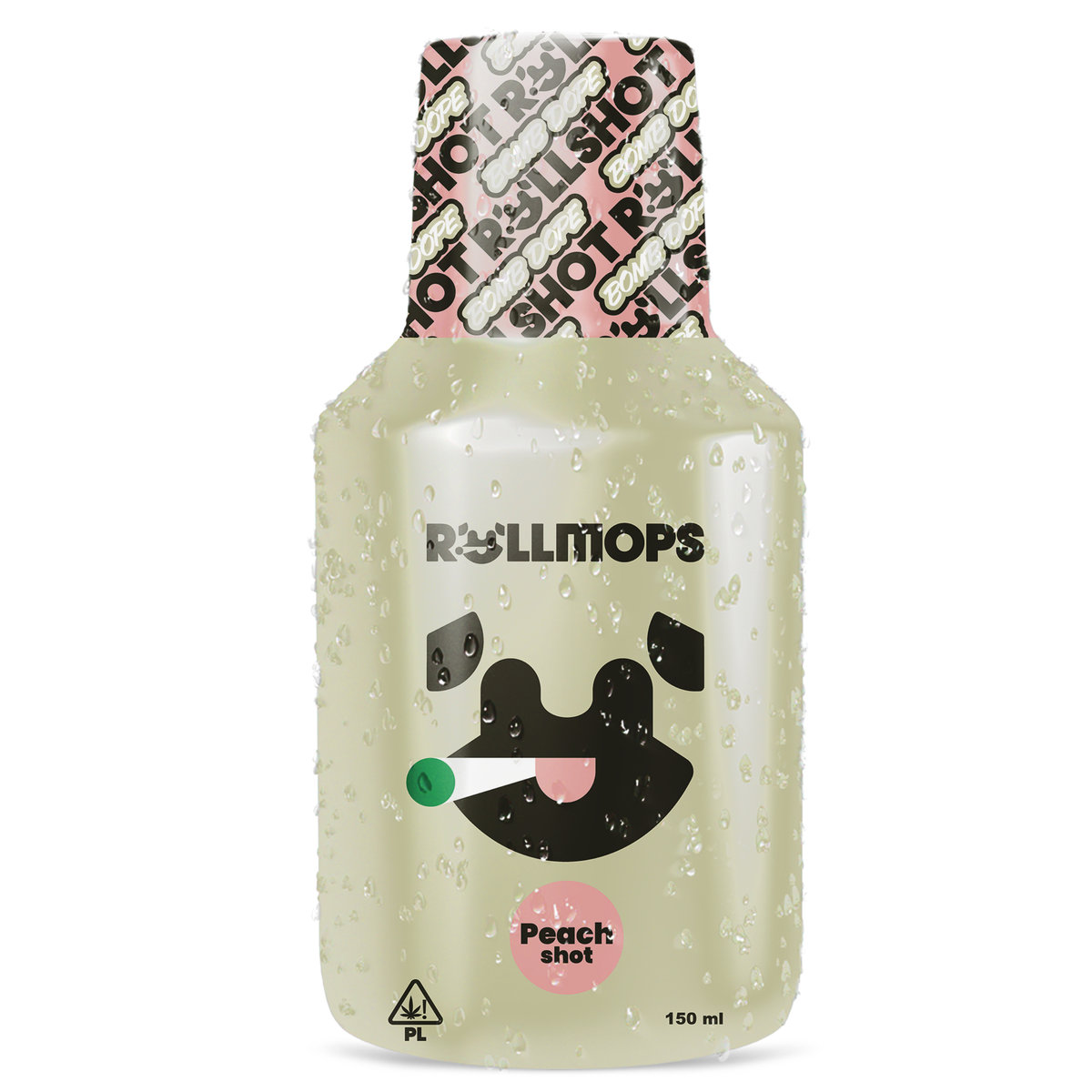 Olejek CBD Rollshot Peach Bomb Dope hemp shot