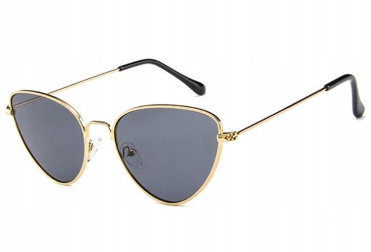 Okulary kocie oczy przeciwsłoneczne damskie