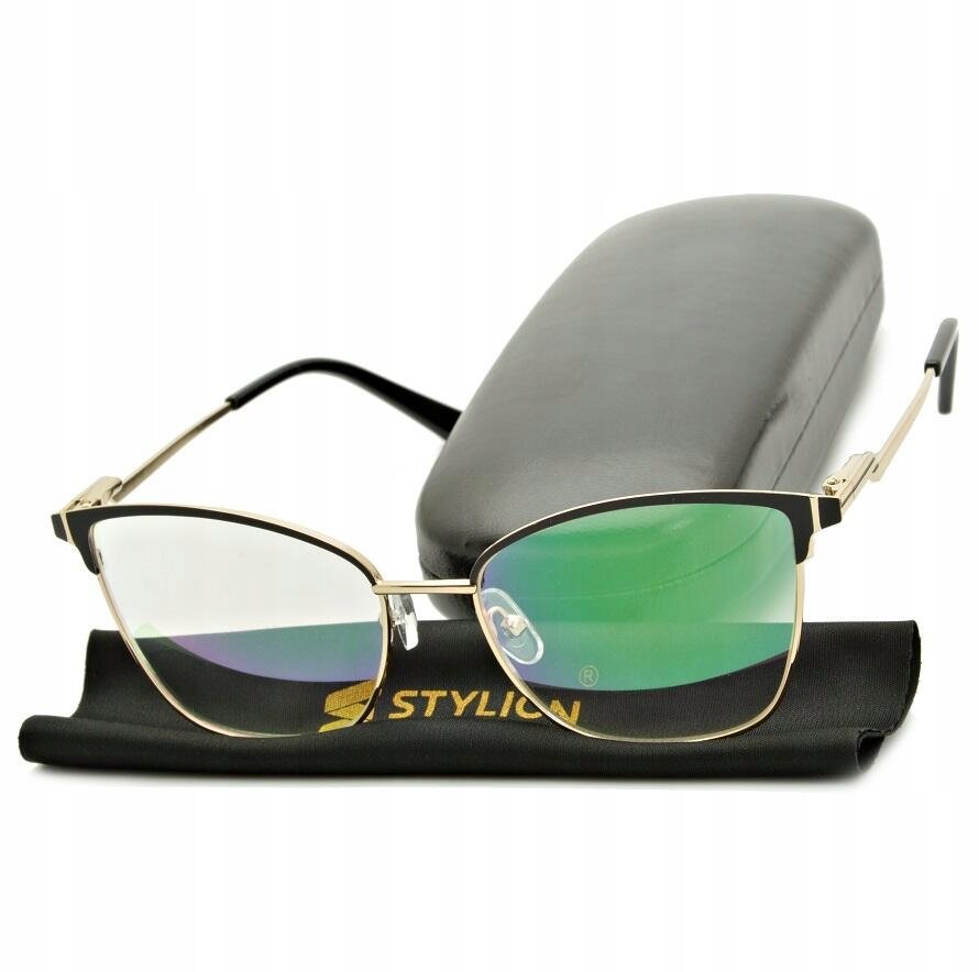 Damskie okulary plusy do czytania i komputera uv