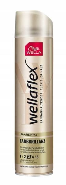 Wellaflex, Lakier do włosów 3 Farbbrillanz, 250 ml