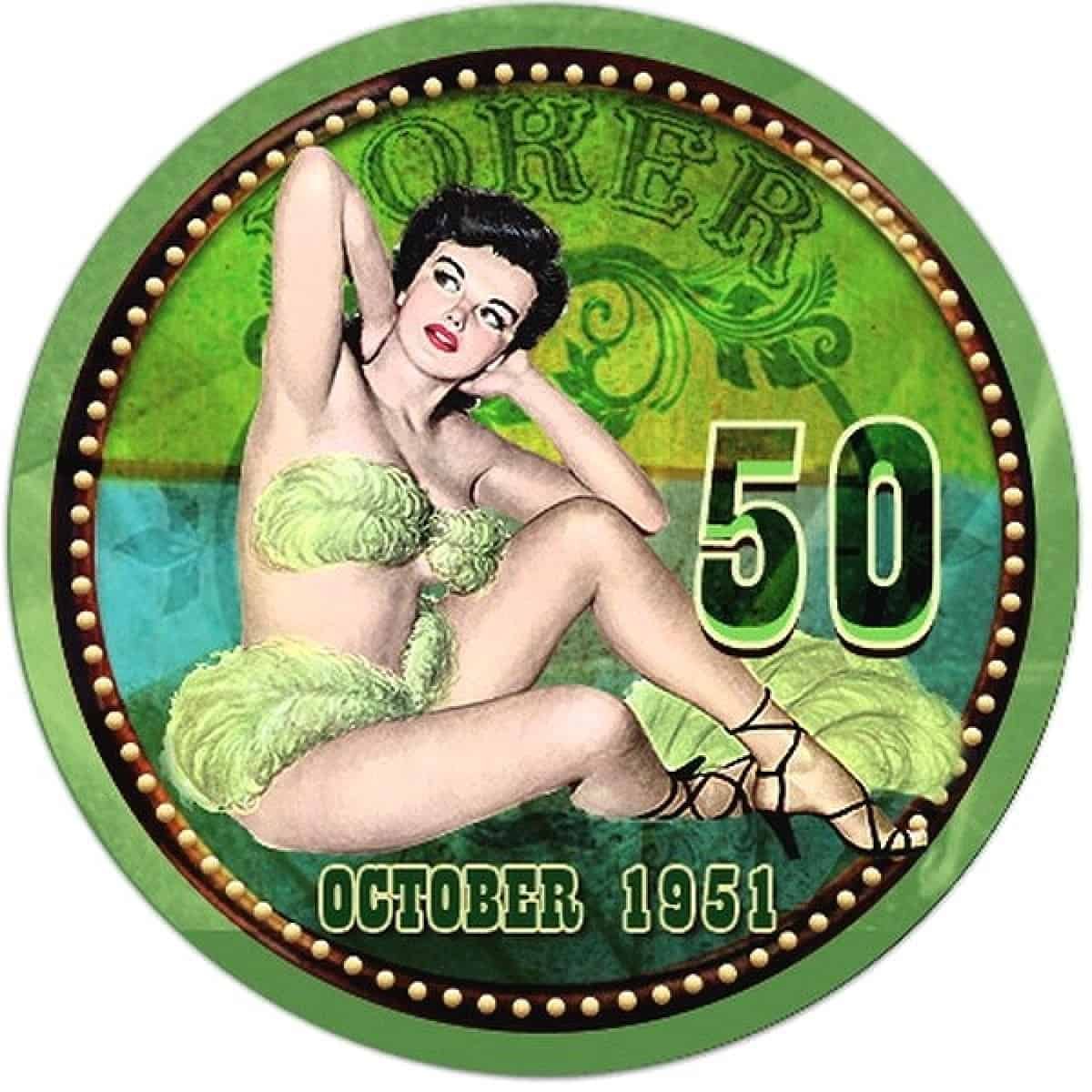 ANIMAZING Żeton October 1951 Ceramika Nominał 50