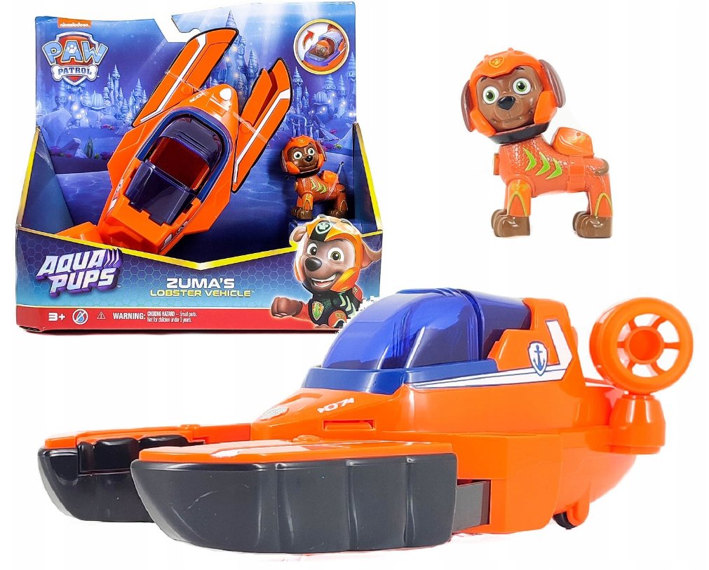 Figurka Zuma łódź podwodna Psi Patrol Aqua Pups