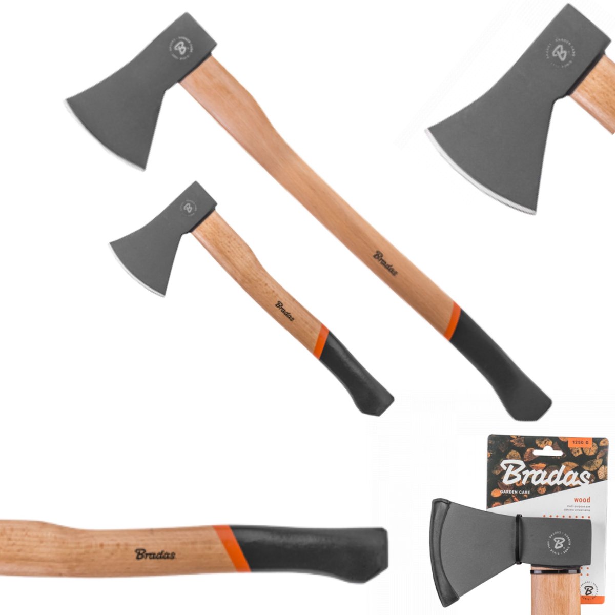 Zestaw 2 siekier WOOD 600g, 1500g