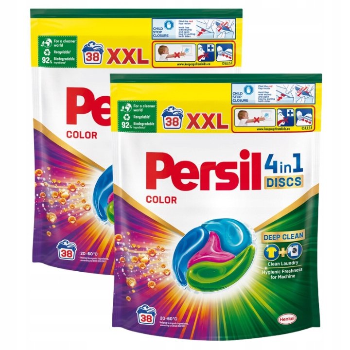 Persil Discs Color Kapsułki do Prania 38szt x2