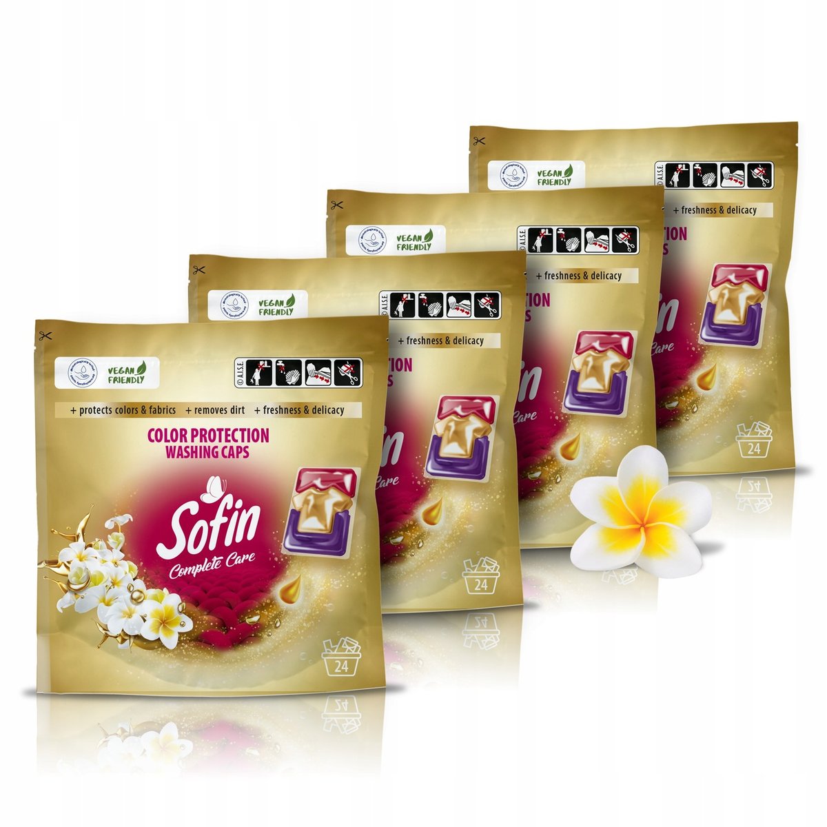 Kapsułki do prania Color Sofin Care Protection 96 szt.