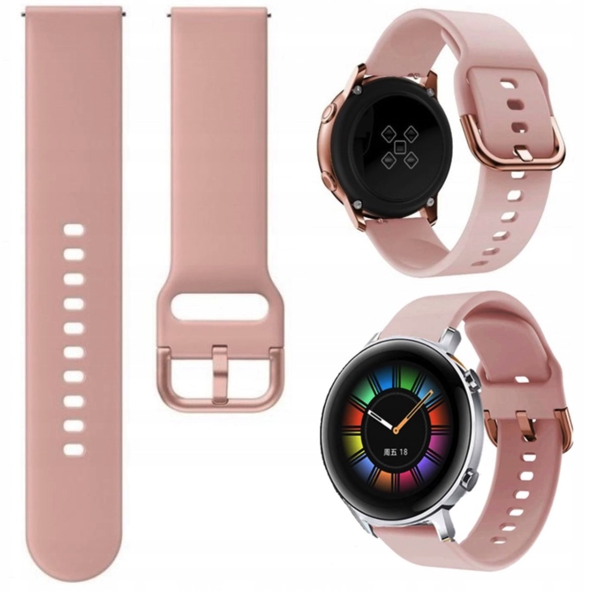 PASEK DO HUAWEI WATCH GT2 GT3 42mm ELEGANT KOLORY