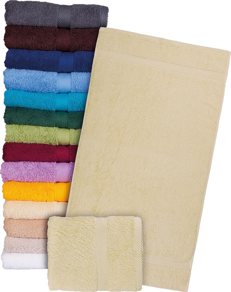 Ręcznik frotte kolor ecru roz. 50x90