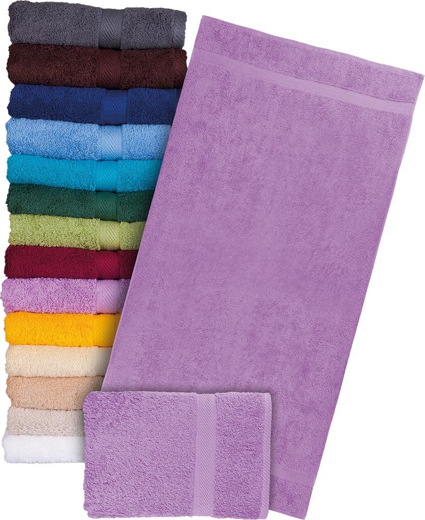 Ręcznik frotte kolor fioletowy roz. 70x140