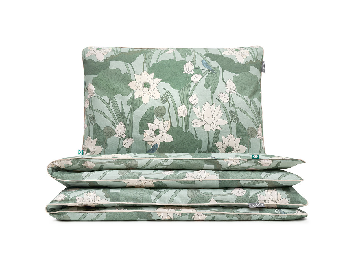 pościel lilie wodne 100x135 cm + 1x 60x40 cm - MUMLA