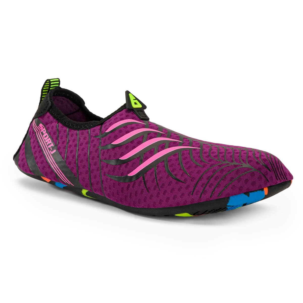 Buty do wody na plażę AQUASTIC Aqua fioletowe 36-37