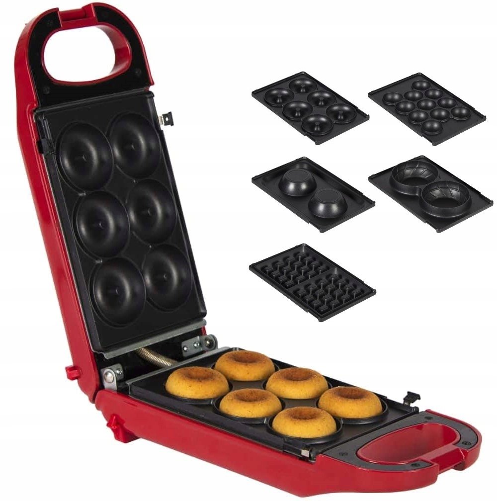 Gofrownica Wypiekacz Do Ciastek 6w1 700W 6 wkładów