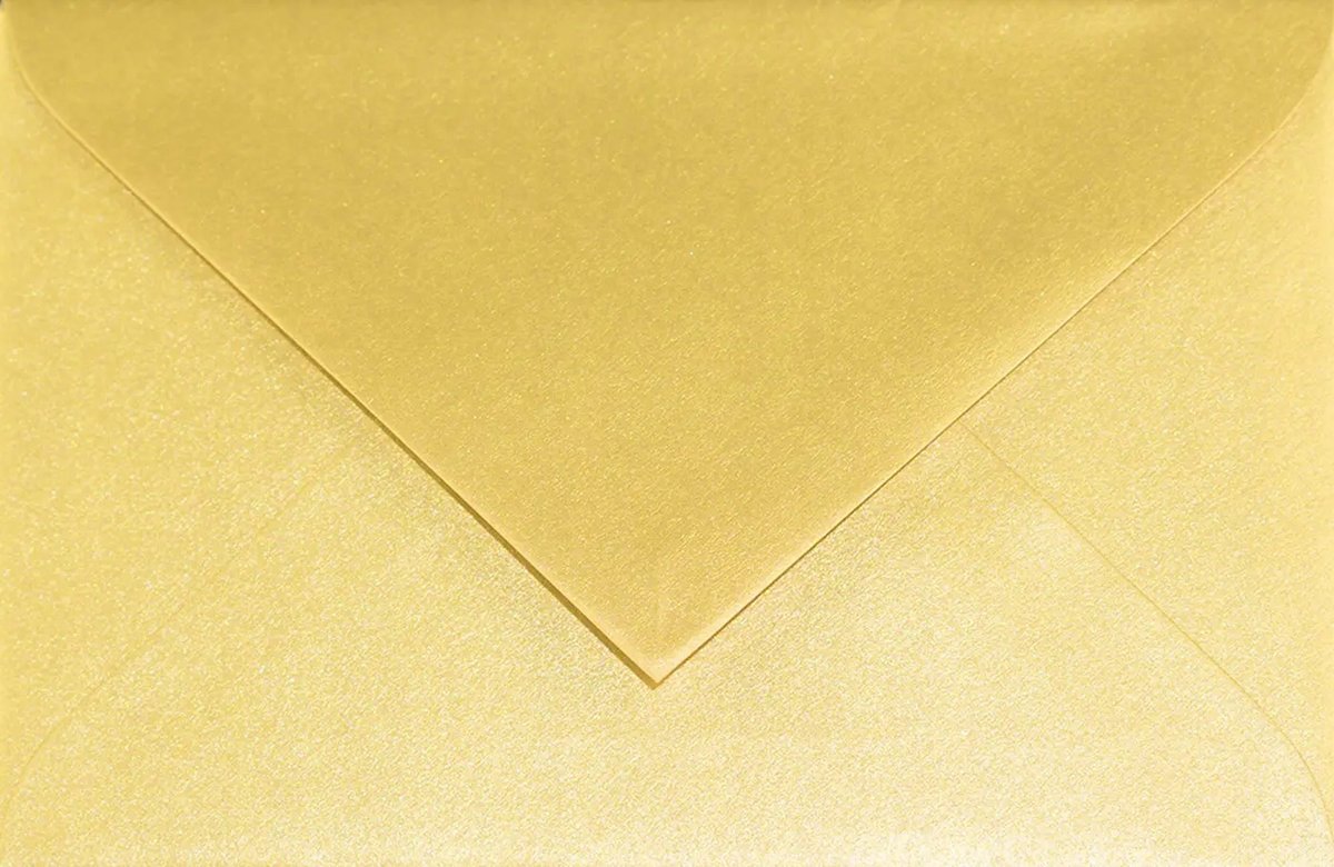 [ B.7.4 ] Koperty C7 Sirio Pearl Aurum złote - 25szt. / al *   Koperta C7 NK Sirio Pearl Aurum złota 110g