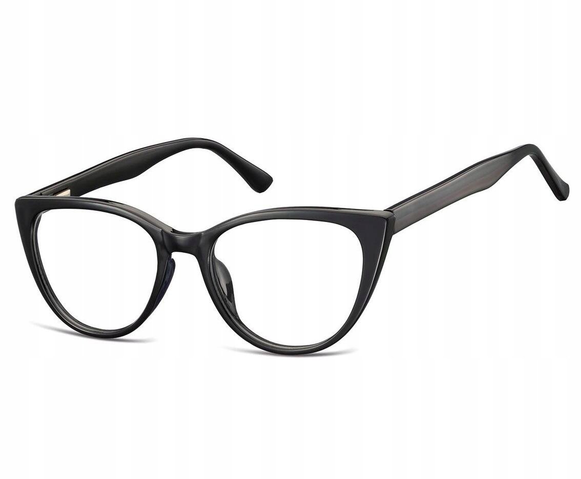 OPRAWKI Okulary Korekcyjne Kocie Zerówki damskie