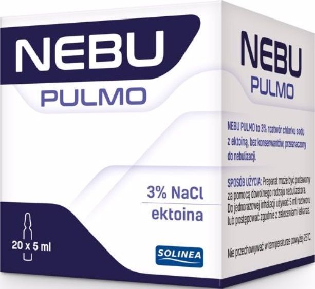 Opinie o Nebu Pulmo roztwór roztwór soli NaCl 3% z ektoiną x 20 amp po 5 ml | DARMOWA DOSTAWA OD 199 PLN!