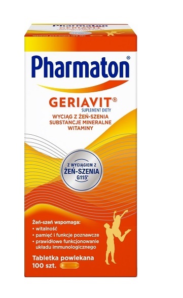 SANOFI AVENTIS SP. Z O.O. SANOFI AVENTIS SP Z O.O Pharmaton Geriavit 100 tabletek
