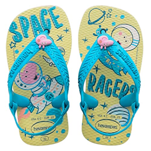 Havaianas Baby Peppa Pig, Japonki Unisex-Bimbi 0-24, Beżowy, 21 EU