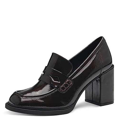 MARCO TOZZI Damskie kapcie 2-24403-41, Mocca Patent, 42 EU