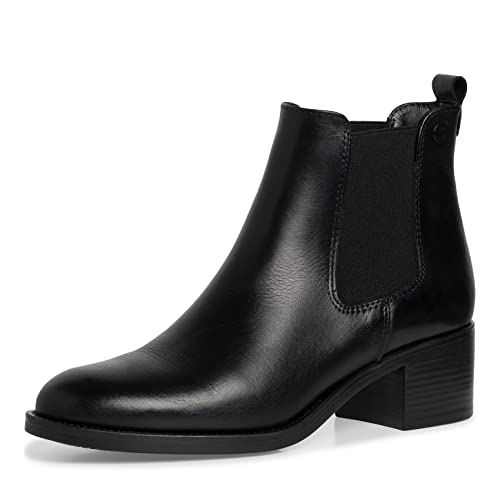 Tamaris Damskie botki 1-1-25026-41, czarny, 37 EU