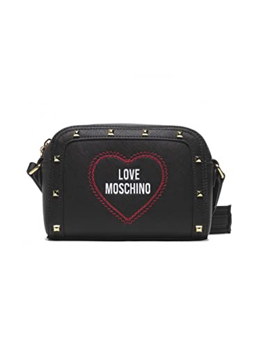 Love Moschino Borsa A Spalla Obudowa na messenger Damski Czarny Jeden rozmiar, Czarny, 1x1x1