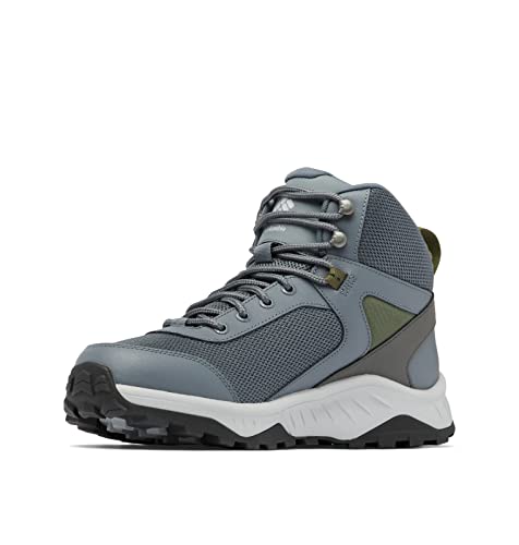 Columbia Męskie buty trekkingowe Trailstorm Ascend wodoodporne ze średnim stanem, Szary grafit X Nori, 44 EU