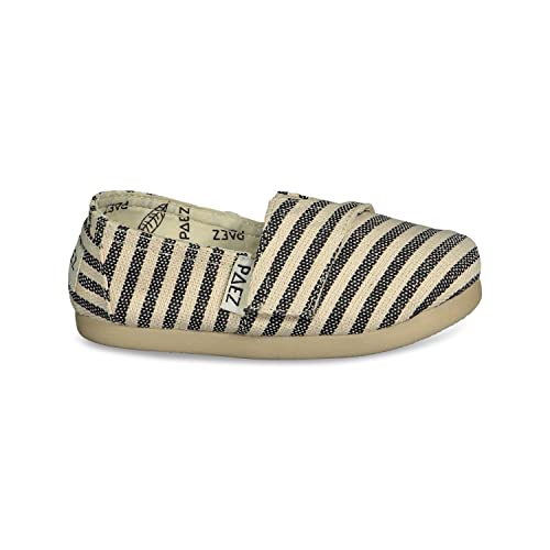 Paez Unisex dziecięce espadryle Surfy, czarny, 20 EU