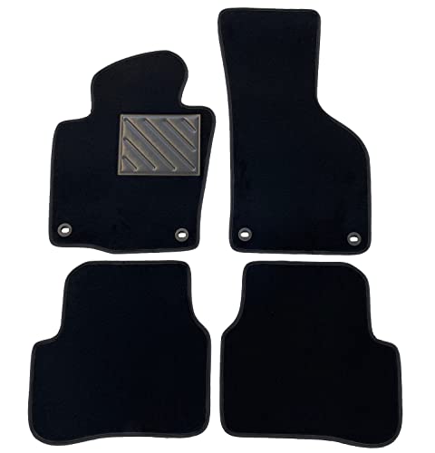Dywaniki samochodowe do VW Passat B6 od 2005-2010 B7 2010-2014, szyte na miarę, antypoślizgowe, z PCW, mocowanie do mocowania.