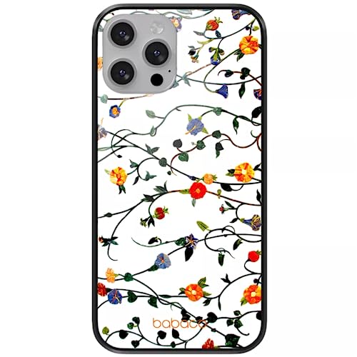 ERT GROUP etui na telefon Apple Iphone 13, case oryginalny i oficjalnie licencjonowany przez Babaco, wzór Flowers 008, wykonany z hartowanego szkła, etui ochronne