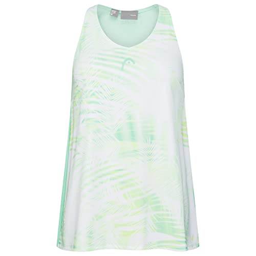 HEAD Agility tank top dziewczęcy, pastelowa zieleń/nadruk, 176