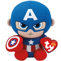 Beanie Babies. Marvel Kapitan Ameryka 15 cm Ty Inc.