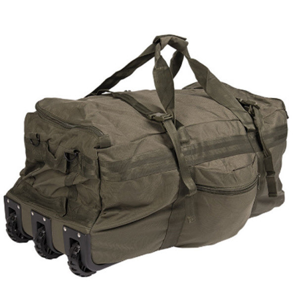 Torba taktyczna MiL-Tec, Torba z szelkami na kółkach, plecak z kółkami, 110L, olive