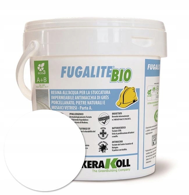 Фото - Затирка для швів Kerakoll Fuga epoksydowa Fugalite Bio 01 Biały 3KG 