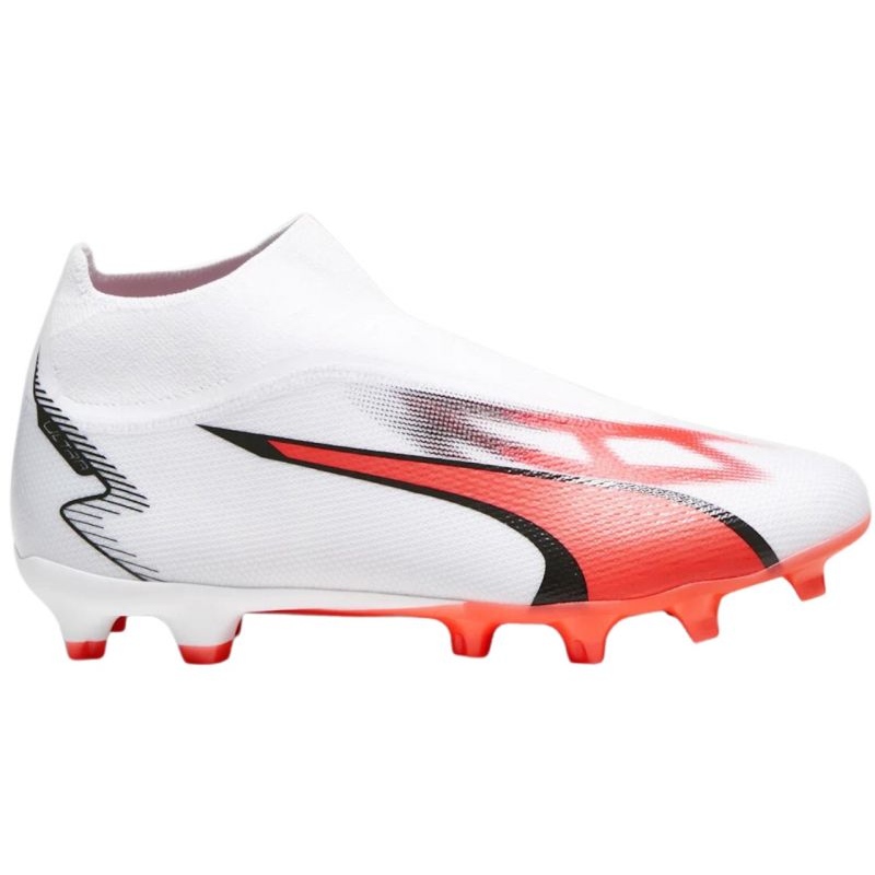 Buty piłkarskie Puma Ultra Match+ Ll FG/AG M 107511 01 białe biały, red