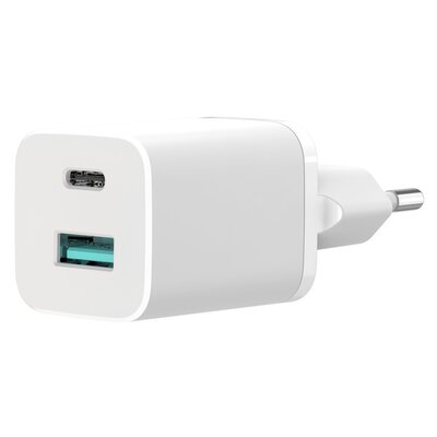 XO XO Ładowarka sieciowa HN238A QC3.0 PD 30W 1x USB 1x USB-C biała 8_2270594