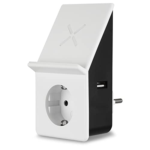 REV USB Charge Adapter z adowaniem bezprzewodowym+gniazdo 1x