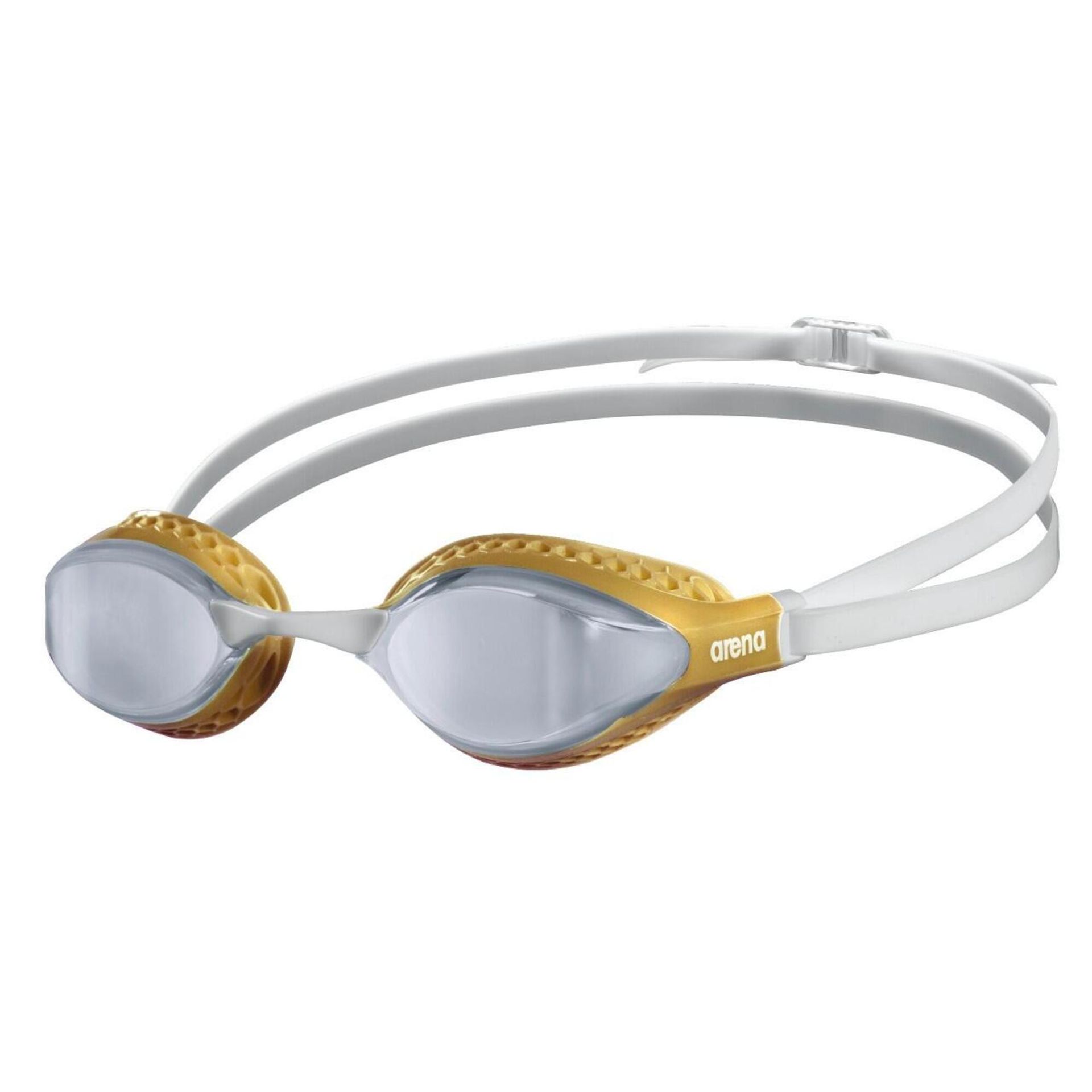 Arena Airspeed Mirror Okulary pływackie, silver/gold 2021 Okulary do pływania 3151-106-0