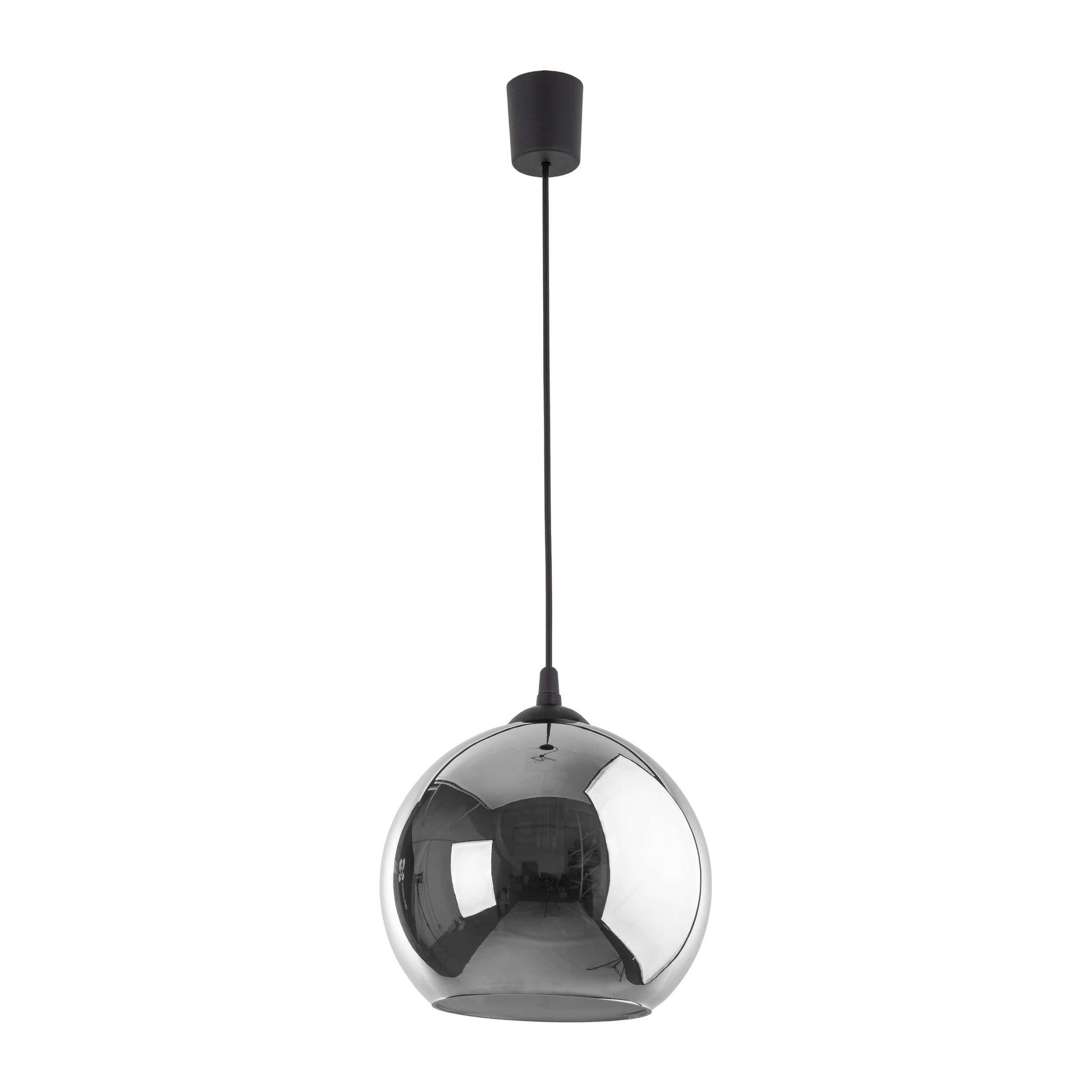 Lampa Wisząca Venezia 5765 1Xe27 Grafitowa/Czarna