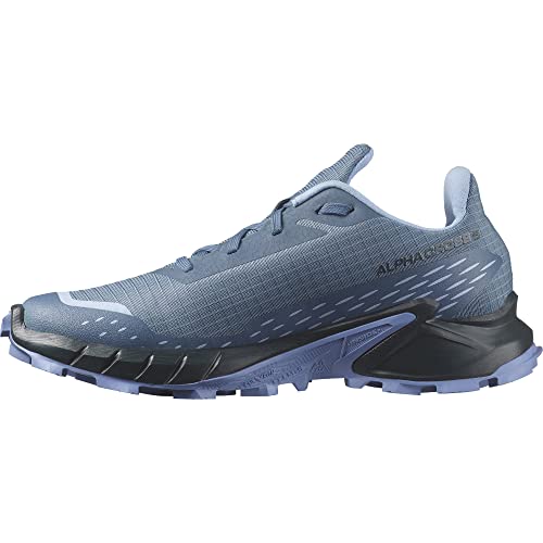 Salomon Damskie buty trekkingowe Alphacross 5, Bering Sea Carbon Blue Heron, 41 1/3 EU