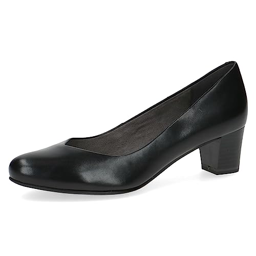 CAPRICE Damskie czółenka 9-23700-41, Czarna papka, 37 eu