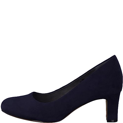 Jana Damskie Softline 8-22470-41 wygodne uniwersalne buty klasyczne, biznesowe, proste, odświętne czółenka, grantowy, 37 EU Weit