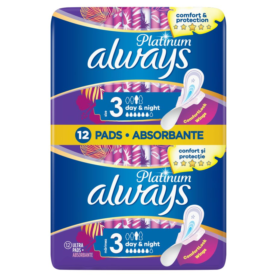 Always - Platinum Night Podpaski ze skrzydełkami 3