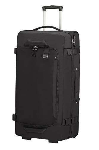 Samsonite Midtown - torba podróżna z 2 rolkami, czarny (czarny), Reisetasche mit 2 Rollen L (79 cm - 103 L), torby podróżne