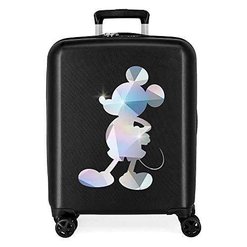 Disney 100 Special Shine Mickey Comic adaptowalna kosmetyczka, srebrna, rozmiar standardowy, walizka kabinowa, Srebrny, standard size, Walizka kabinowa
