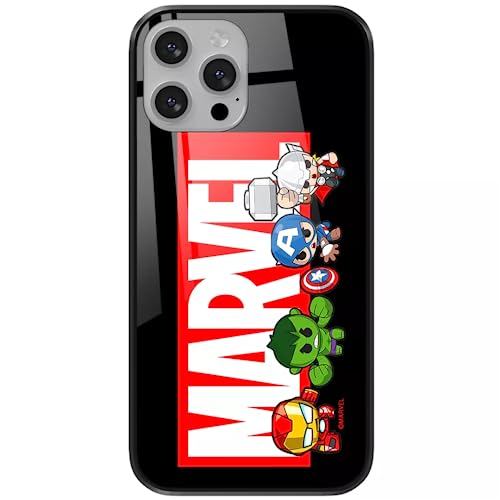 ERT GROUP etui na telefon Apple Iphone 13 MINI, case oryginalny i oficjalnie licencjonowany przez Marvel, wzór Marvel 010, wykonany z hartowanego szkła, etui ochronne
