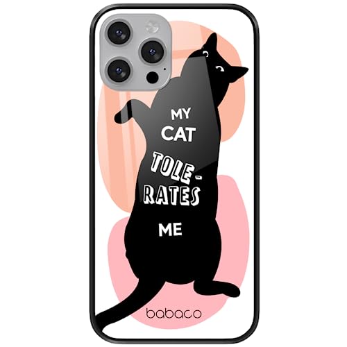 ERT GROUP etui na telefon Apple Iphone 13, case oryginalny i oficjalnie licencjonowany przez Babaco, wzór Cats 003, wykonany z hartowanego szkła, etui ochronne