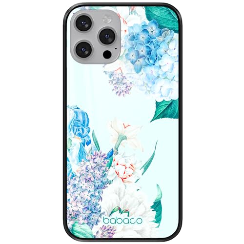 ERT GROUP etui na telefon Apple Iphone 13 MINI, case oryginalny i oficjalnie licencjonowany przez Babaco, wzór Flowers 027, wykonany z hartowanego szkła, etui ochronne