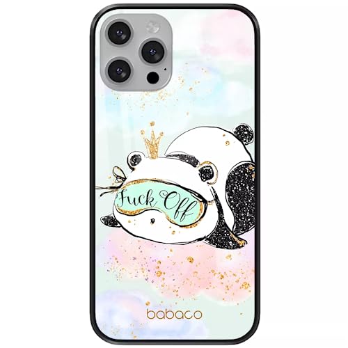 ERT GROUP etui na telefon Apple Iphone 13 MINI, case oryginalny i oficjalnie licencjonowany przez Babaco, wzór Panda 001, wykonany z hartowanego szkła, etui ochronne