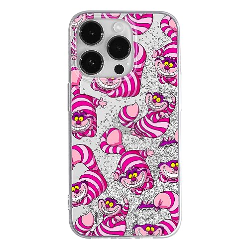 ERT GROUP etui na telefon Apple Iphone 14 PRO, case oryginalny i oficjalnie licencjonowany przez Disney, wzór Alice & Friends 004, optymalnie dopasowane, z efektem płynnego brokatu